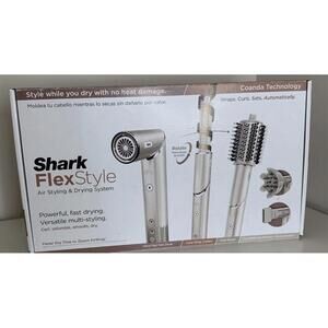 Shark FlexStyle Air Styling Drying System with Diffuser, Stone, HD435 C Open Box